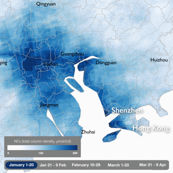 Rising NO2 air pollution in Hong Kong China after Covid-19 lockdown