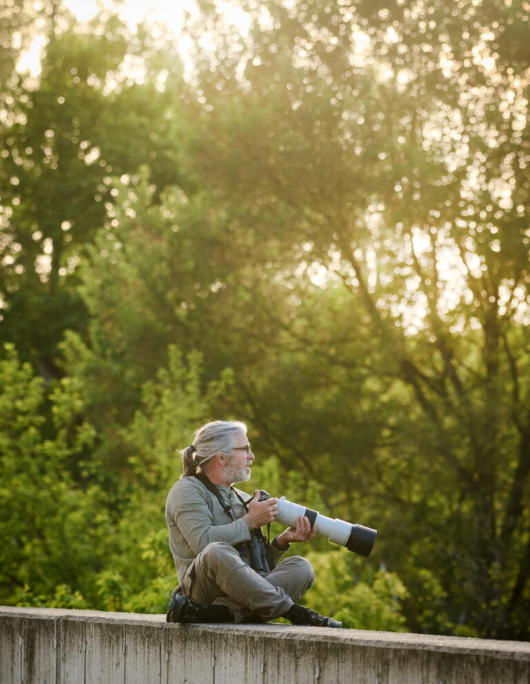 Ornithologist Christoph Roland